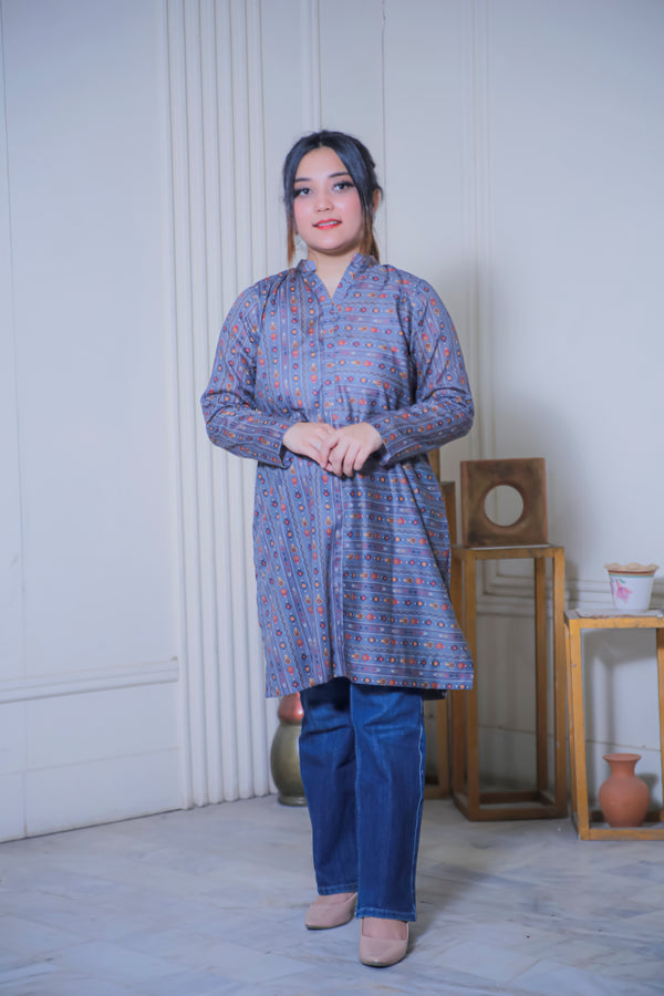 Digital Printed Lawn Shirt